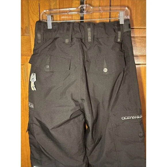 Ocean And Earth Black Winter Snow Pants Small - Picture 7 of 9